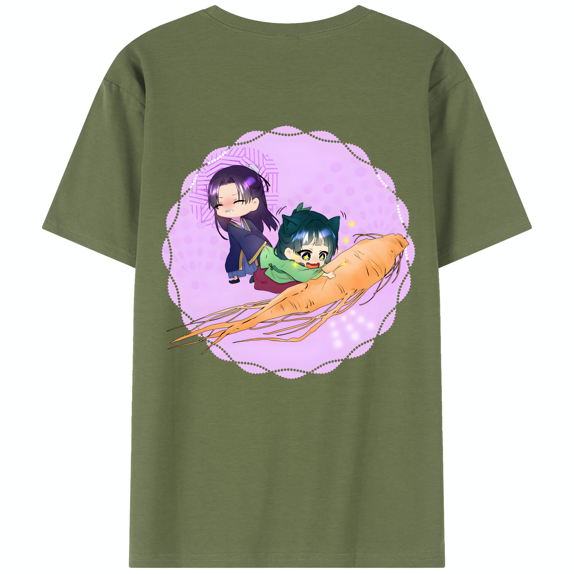 （画像用） 薬屋のひとりごと The Apothecary Diaries 綿100％半袖Tシャツ（背面プリント）